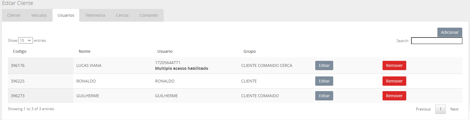 cliente 8 cliente 8
