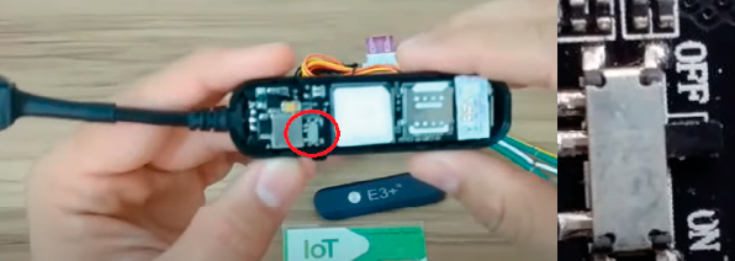 Prancheta 1 botao de ligar e como configurar o rastreador E3+