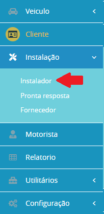 Como fazer o cadastro do instalador