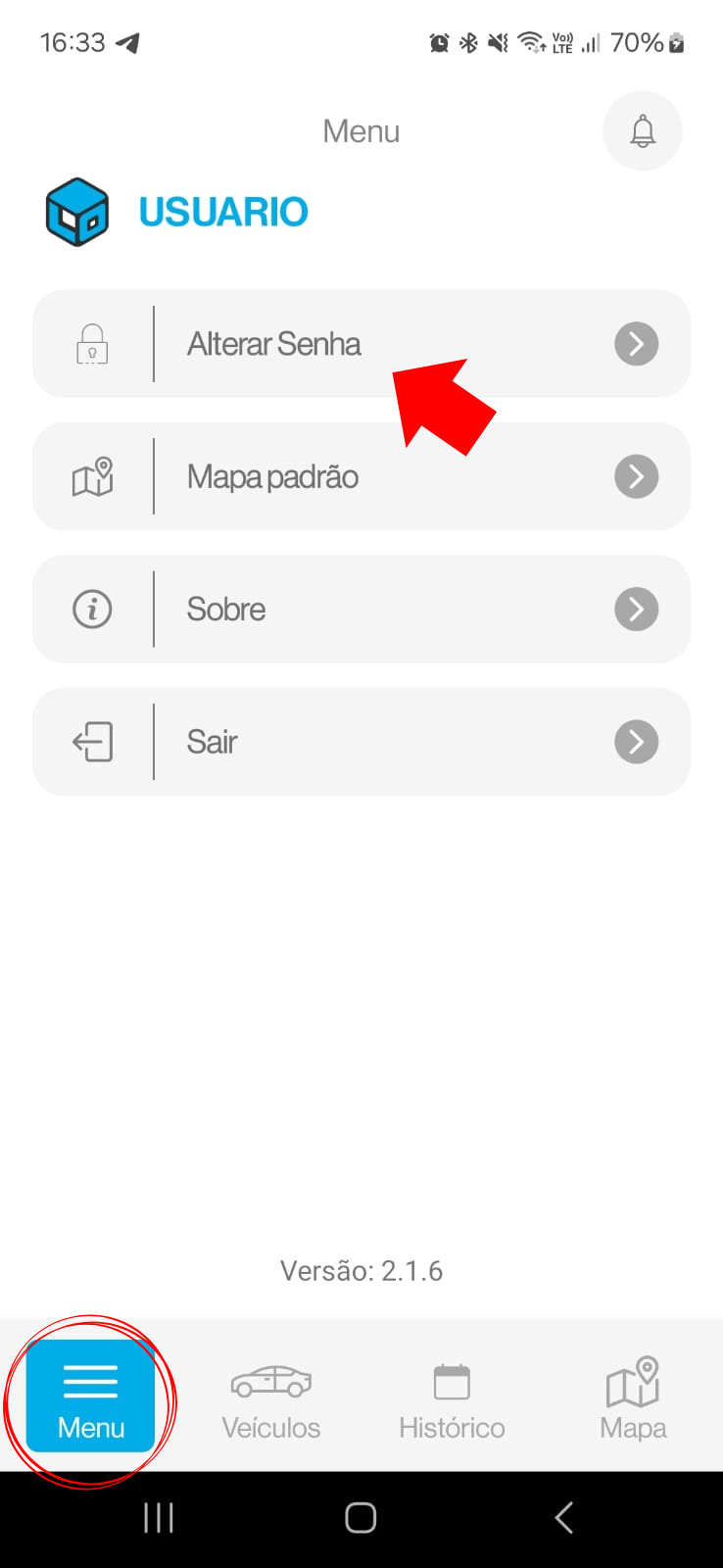 FAQ Como funciona a gestão de usuário e senha no aplicativo de rastreamento 1 (2) aplicativo de rastreamento