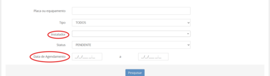 Na página seguinte, já será possível visualizar os novos filtros.