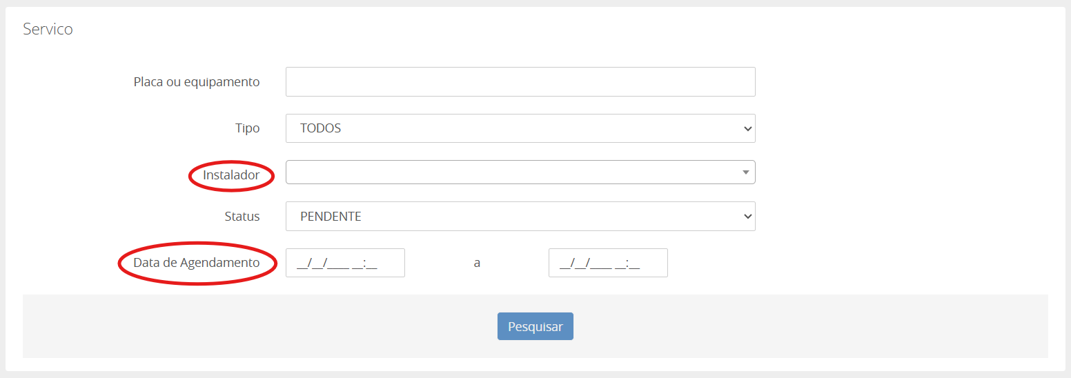 Na página seguinte, já será possível visualizar os novos filtros.