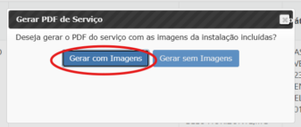 Em seguida, opte por “Gerar com Imagens”, caso seja essa a sua intenção.