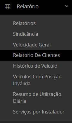 Relatório de clientes 1 Relatório de clientes 1
