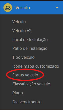 1 - 1 FAQ status veículo