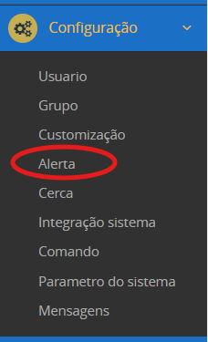 1-1 cadastro de alertas