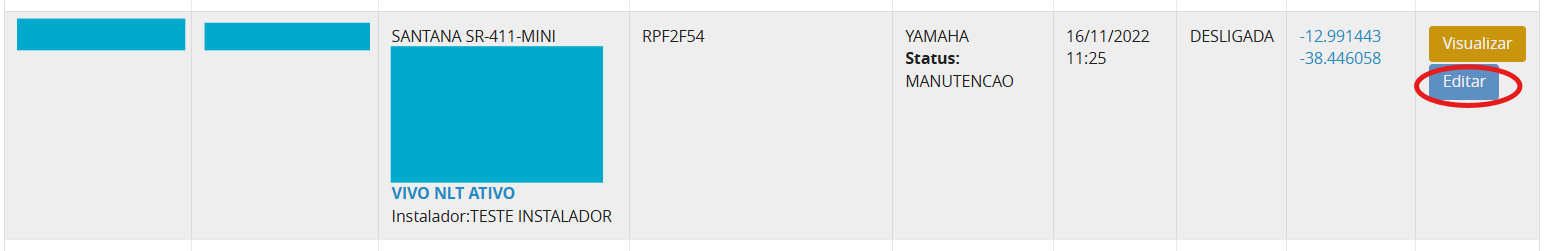 2 - 3 FAQ status veículo