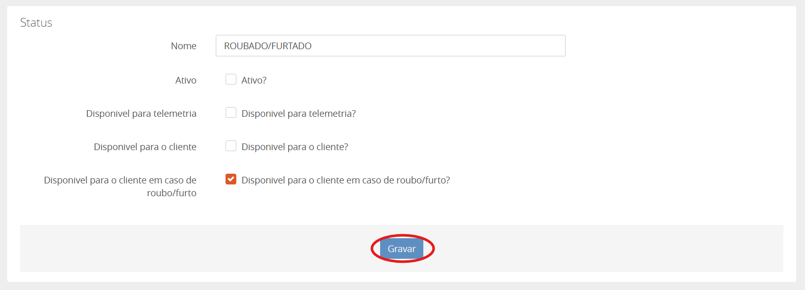 3 - 3 FAQ status veículo
