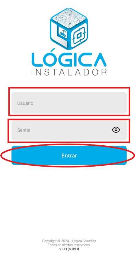 instalação de rastreadores