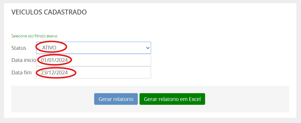 instalação de rastreadores