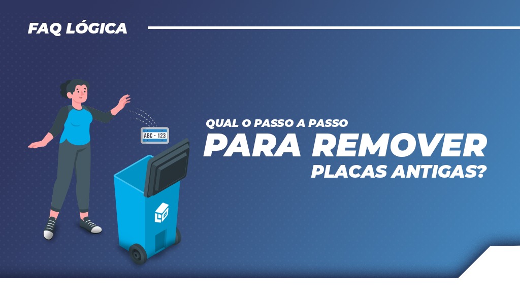 Qual é o passo a passo para remover placas antigas?