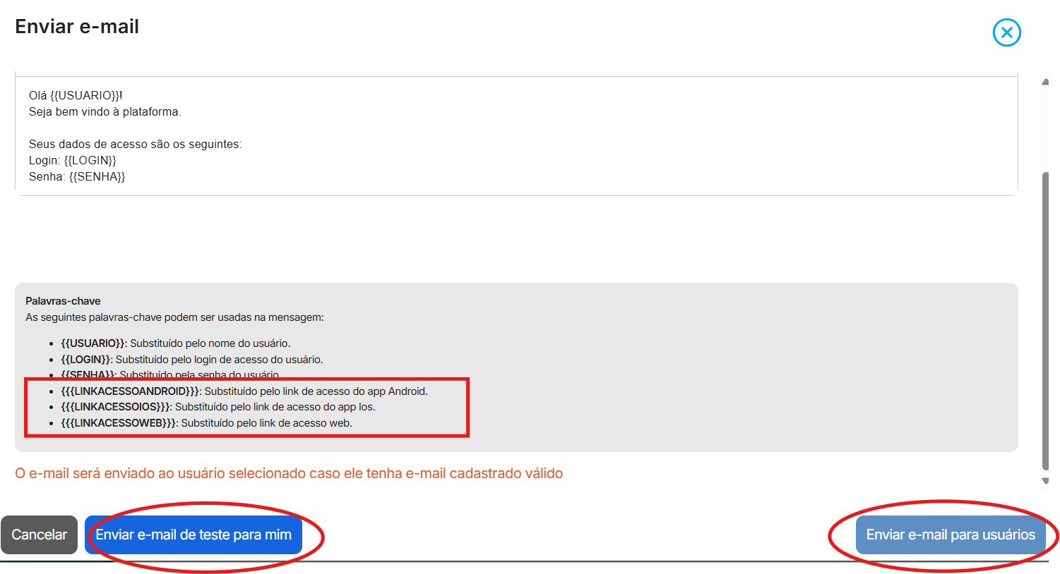 E-mail de boas vindas 5-3