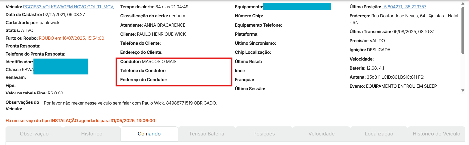 concluir alertas 1-4